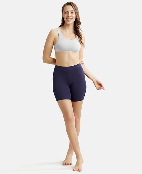 Jockey 1582 Women’s Cotton Stretch Crop Top Bra – Slip-On with Stay Fresh